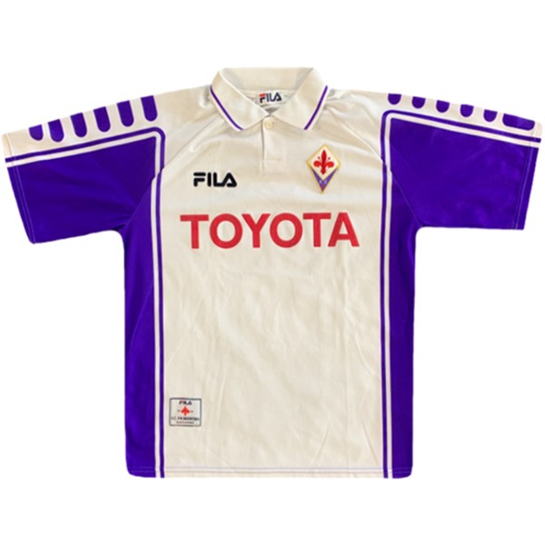 Tailandia Camiseta Fiorentina FILA 2nd Retro 1999 2000 Blanco